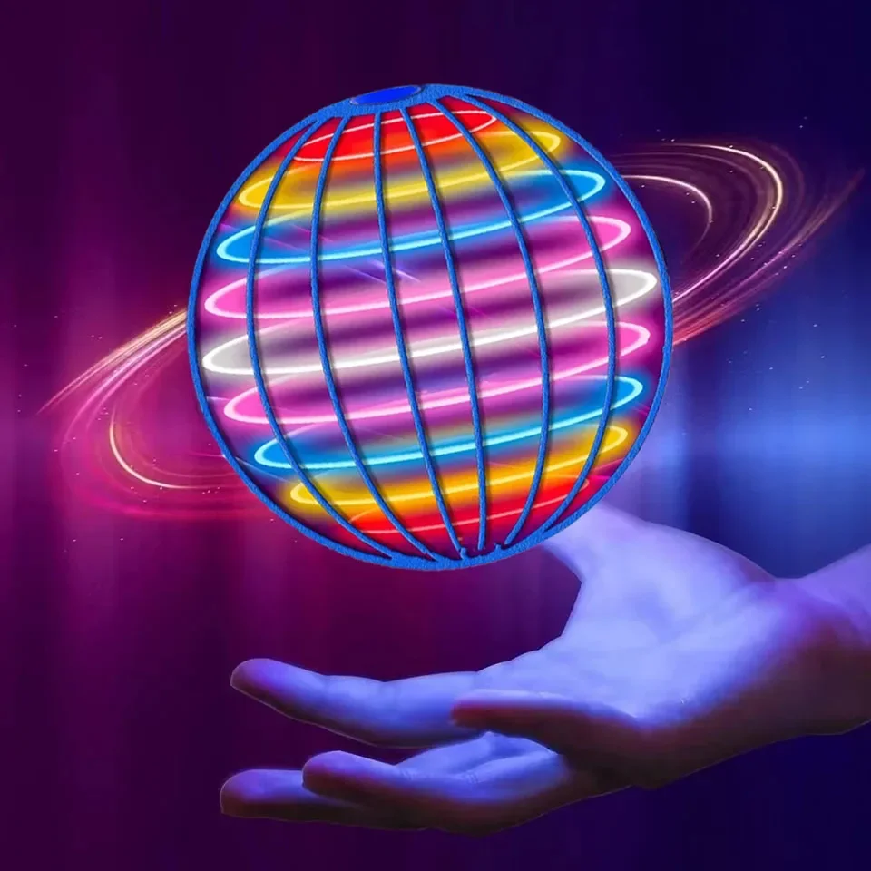 Drone Strobe Light - Flying Ball Boomerang Spinner Speelgoed Handbediende