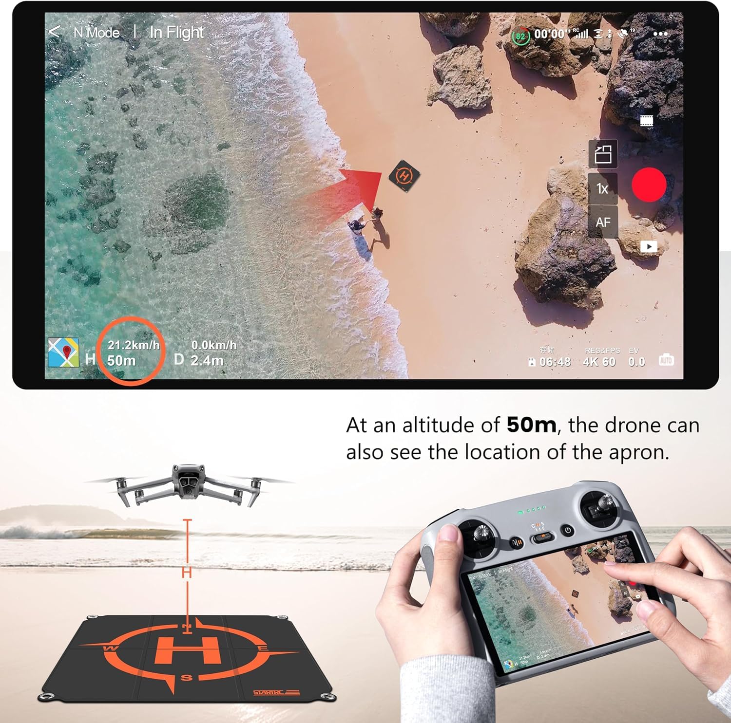 STARTRC Drone Landing Pad, Uni - Drone Strobe Light recensie en prijs