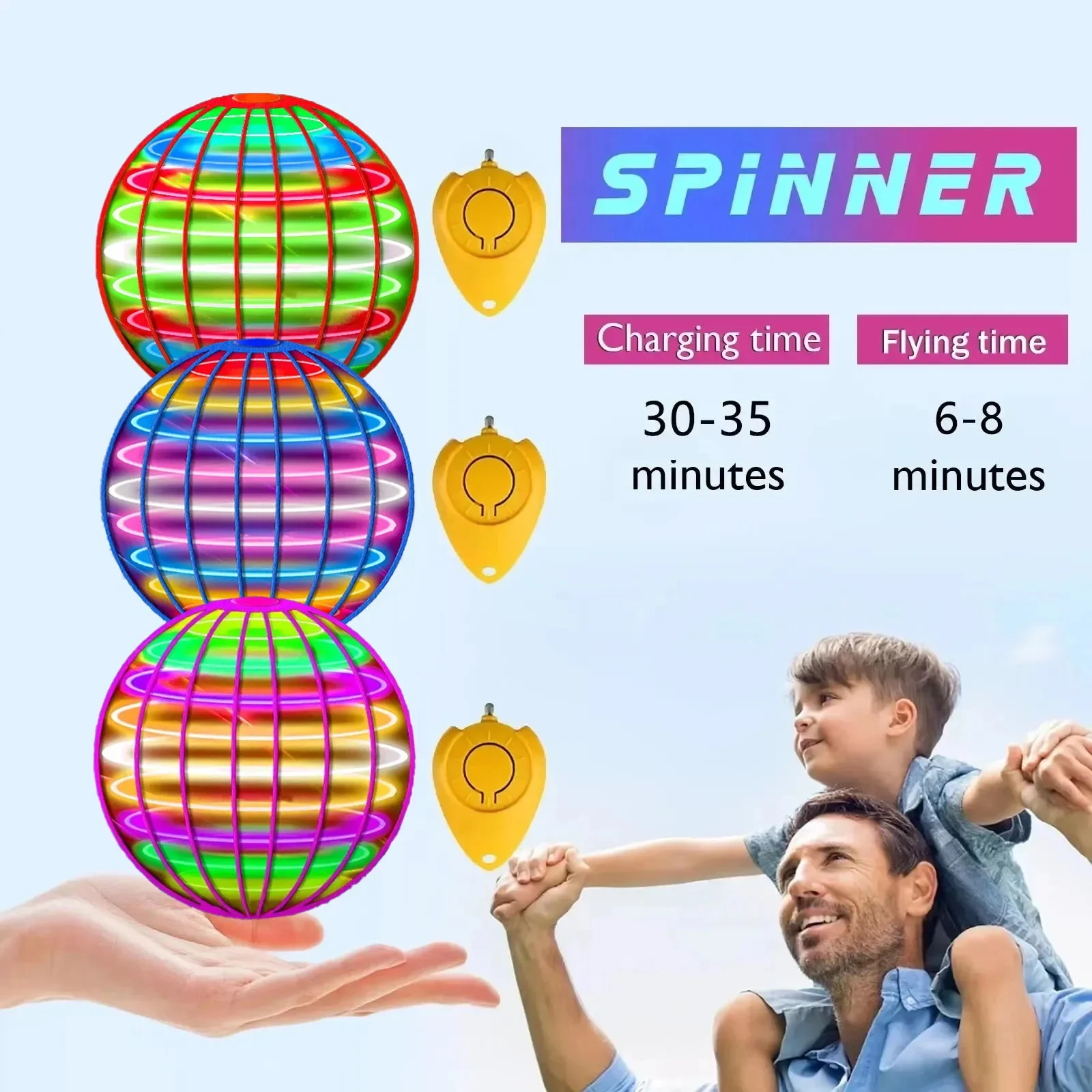Flying Ball Boomerang Spinner  - Drone Strobe Light recensie en prijs